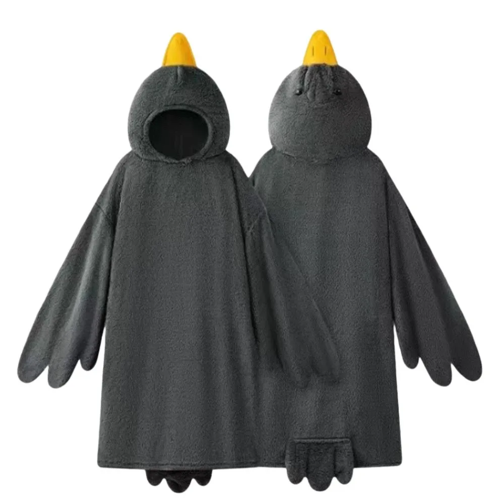 Soft Coral Fleece Big White Goose Onesie Pajamas Thicken Windproof Winter Warm Hooded Pajamas Cartoon Texture Nightgown
Soft Coral Fleece Big White Goose Onesie Pajamas Thicken Windproof Winter Warm Hooded Pajamas Cartoon Texture Nightgown