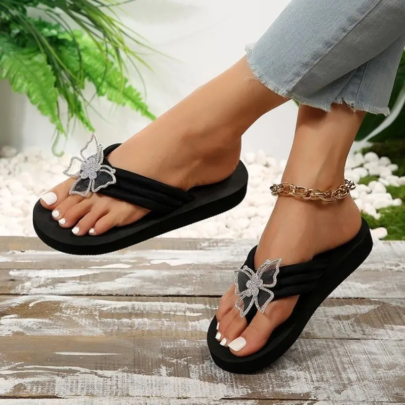 Women's Wedge Sandals 2023 Summer Fashion Slippers Platform Rhinestone Butterfly Slipper Outdoor Open Toe Ladies Shoes Flip-flop
Women's Wedge Sandals 2023 Summer Fashion Slippers Platform Rhinestone Butterfly Slipper Outdoor Open Toe Ladies Shoes Flip-flop