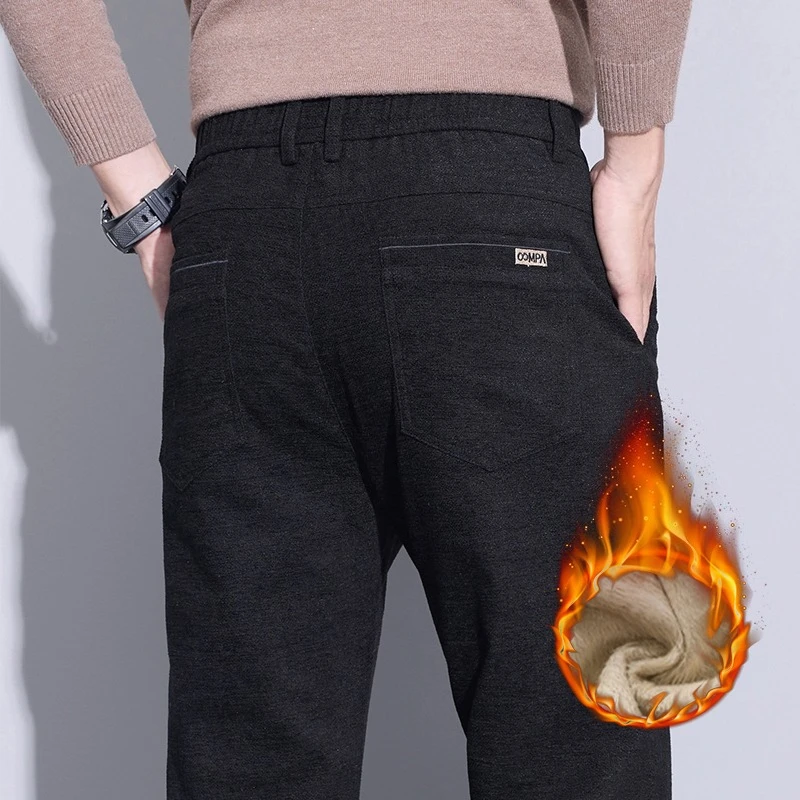 Fashion Chenille Winter Pants Men Casual Thick Fleece Business Slim Trousers Warm Comfortable Male Straight Velvet Pants
Fashion Chenille Winter Pants Men Casual Thick Fleece Business Slim Trousers Warm Comfortable Male Straight Velvet Pants