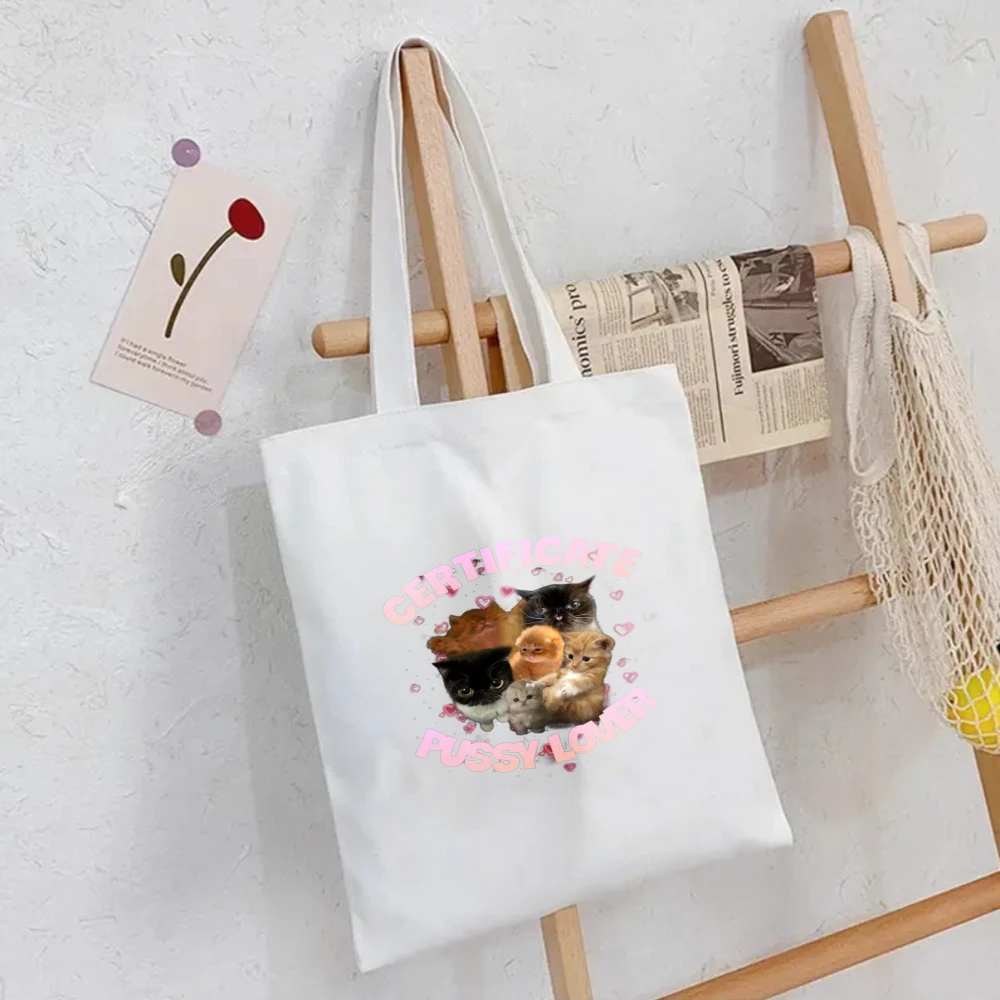 Abolish Ice Kitten Print Canvas Tote Bag, Women Shoulder Bag, Cute Slogan Handbag for Animal Lovers
Abolish Ice Kitten Print Canvas Tote Bag, Women Shoulder Bag, Cute Slogan Handbag for Animal Lovers