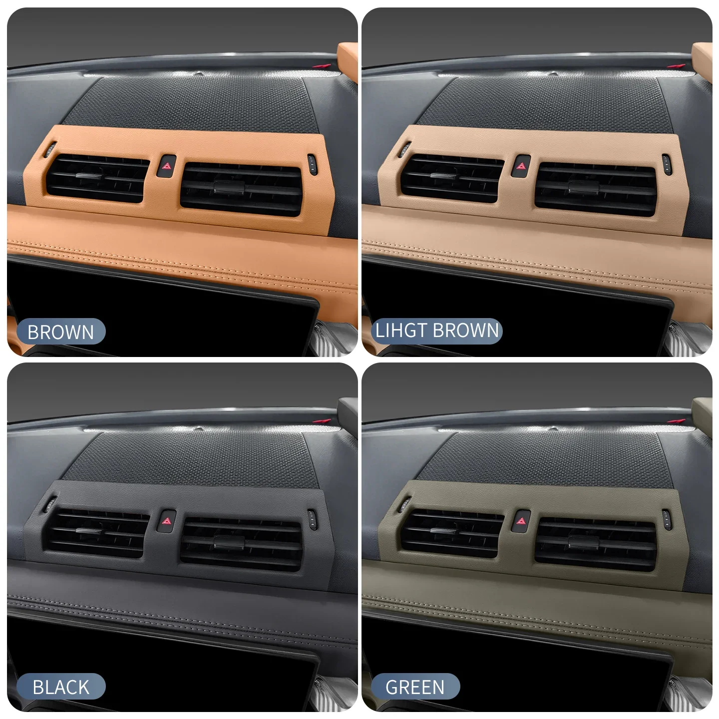 For Land Rover Defender L663 90 110 130 2020-2026 Car Leather Central Dashboard Air Vent Outlet Cover Trim Interior Accessories
For Land Rover Defender L663 90 110 130 2020-2026 Car Leather Central Dashboard Air Vent Outlet Cover Trim Interior Accessories