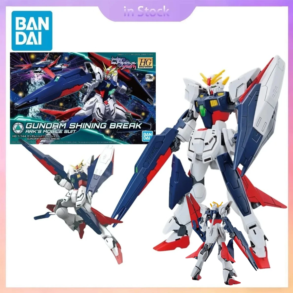 In Stock Original Bandai Genuine HG 1/144 Shining Break Ark‘s Mobile Suit Gundam Anime Collection Action Figure Model Kits
In Stock Original Bandai Genuine HG 1/144 Shining Break Ark‘s Mobile Suit Gundam Anime Collection Action Figure Model Kits