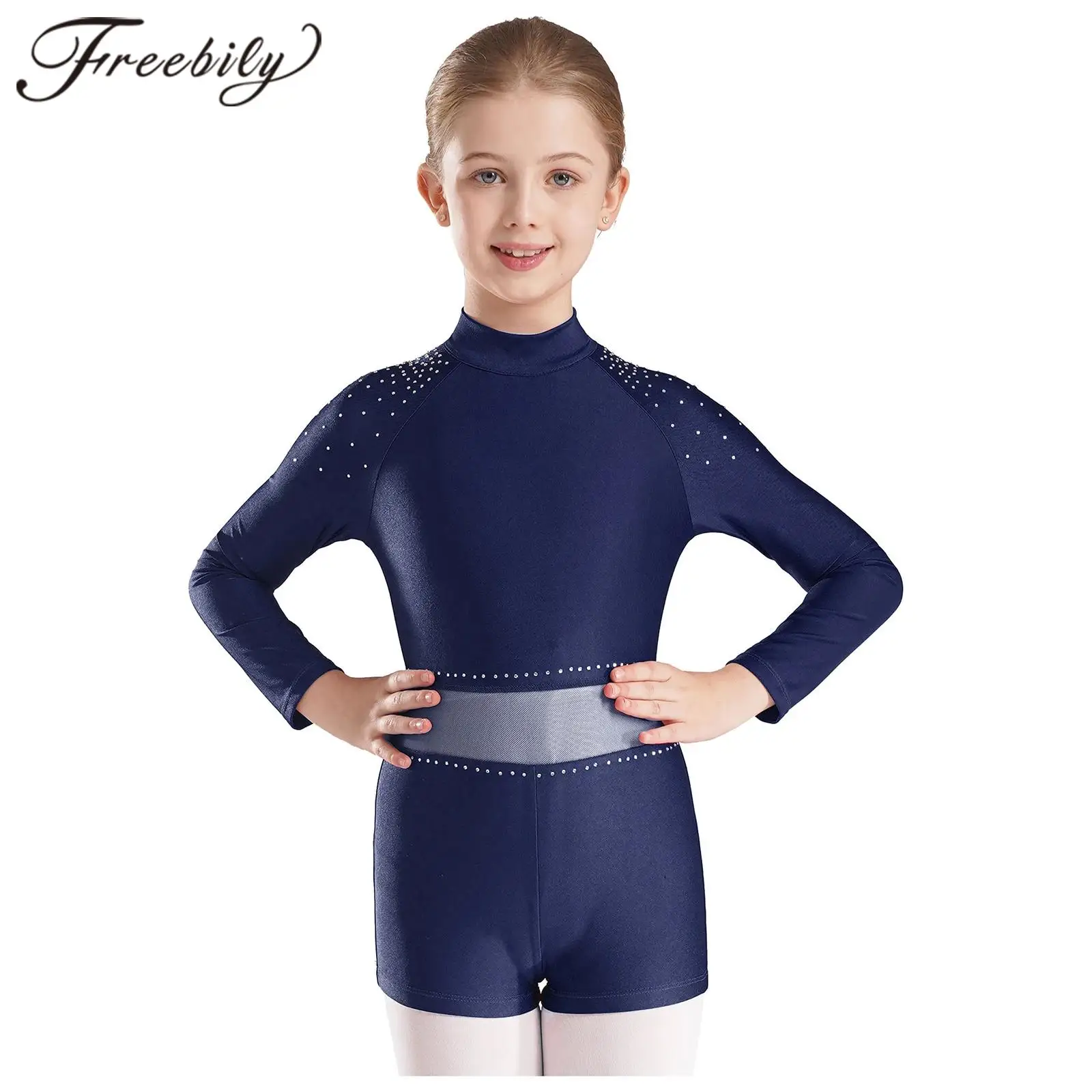 Kids Girls Figure Skating Leotard Ballet Gymnastics Unitards Rhinestones Long Sleeve Jumpsuit Teens Cut Out Back Dance Bodysuit
Kids Girls Figure Skating Leotard Ballet Gymnastics Unitards Rhinestones Long Sleeve Jumpsuit Teens Cut Out Back Dance Bodysuit