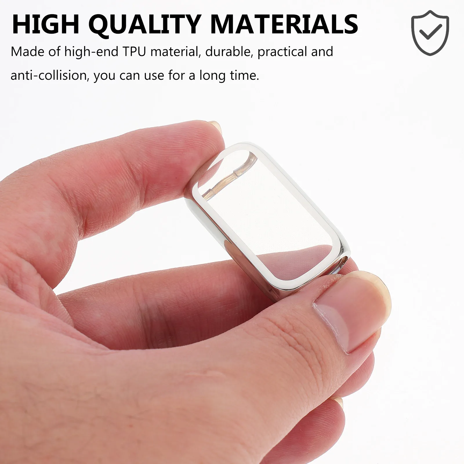 2Pcs Flexible Tpu Watch Screen Protector Case Simple Generous Design Perfect Fit Smartwatch Screen Shell with Enhanced
2Pcs Flexible Tpu Watch Screen Protector Case Simple Generous Design Perfect Fit Smartwatch Screen Shell with Enhanced
