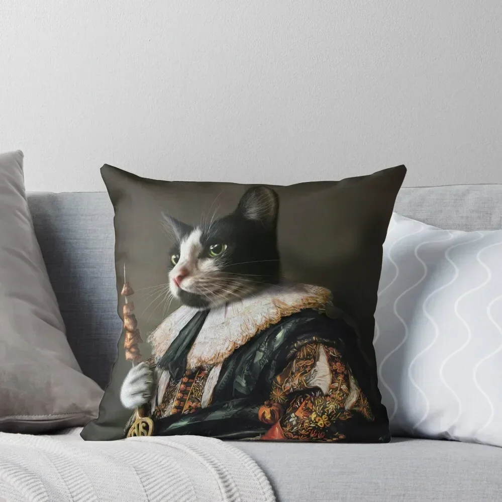 Cat Portrait - Carter Von Sexy Pants Throw Pillow Pillowcases Bed Cushions Cushion Cover For Sofa Couch Pillows pillow 
Cat Portrait - Carter Von Sexy Pants Throw Pillow Pillowcases Bed Cushions Cushion Cover For Sofa Couch Pillows pillow