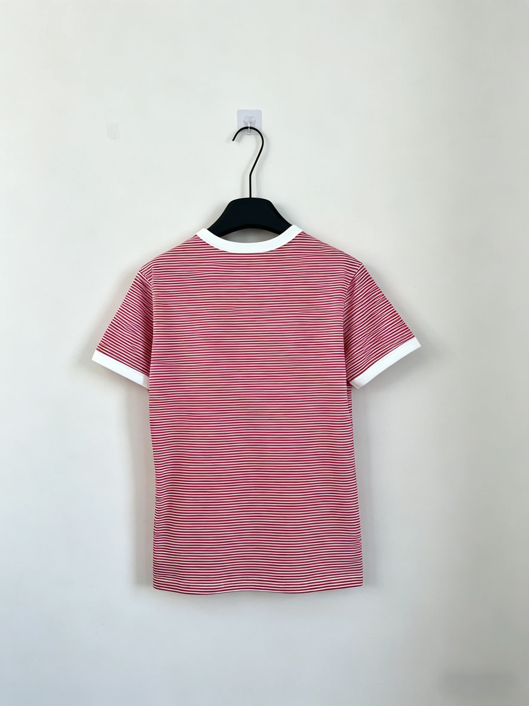 New Fashion Ladies T-shirt Cotton Soft Round Neck Short Sleeve Striped Top
New Fashion Ladies T-shirt Cotton Soft Round Neck Short Sleeve Striped Top