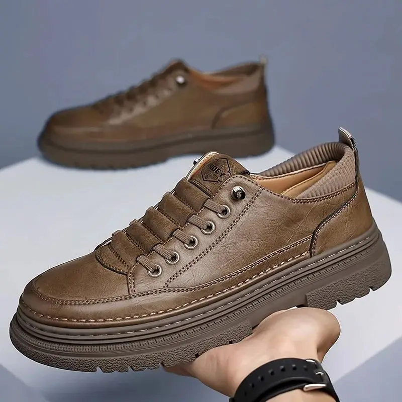 Autumn New Business Casual Leather Shoes Outdoor Fashionable Soft Sole Shoes Men's Low-top Work Shoes Slip-on Men's Shoes 38-44
Autumn New Business Casual Leather Shoes Outdoor Fashionable Soft Sole Shoes Men's Low-top Work Shoes Slip-on Men's Shoes 38-44