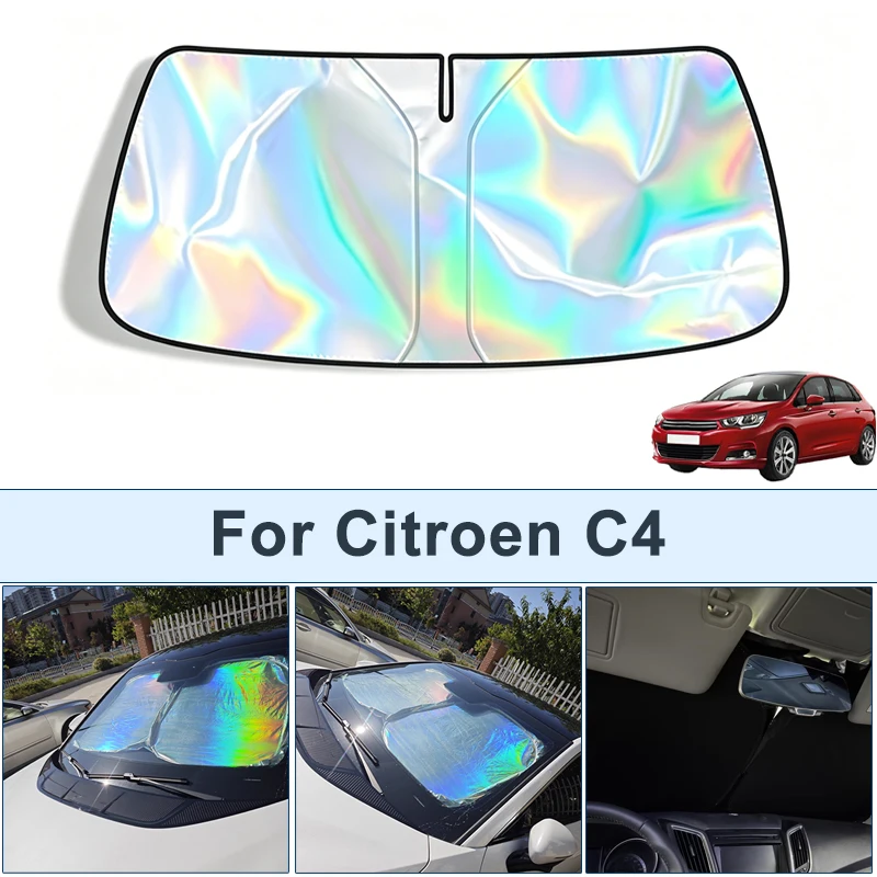 Foldable Front Windshield Sun Shade For Citroen C4 UV Reflective Sun Protection Cover Car Interior Accessories
Foldable Front Windshield Sun Shade For Citroen C4 UV Reflective Sun Protection Cover Car Interior Accessories