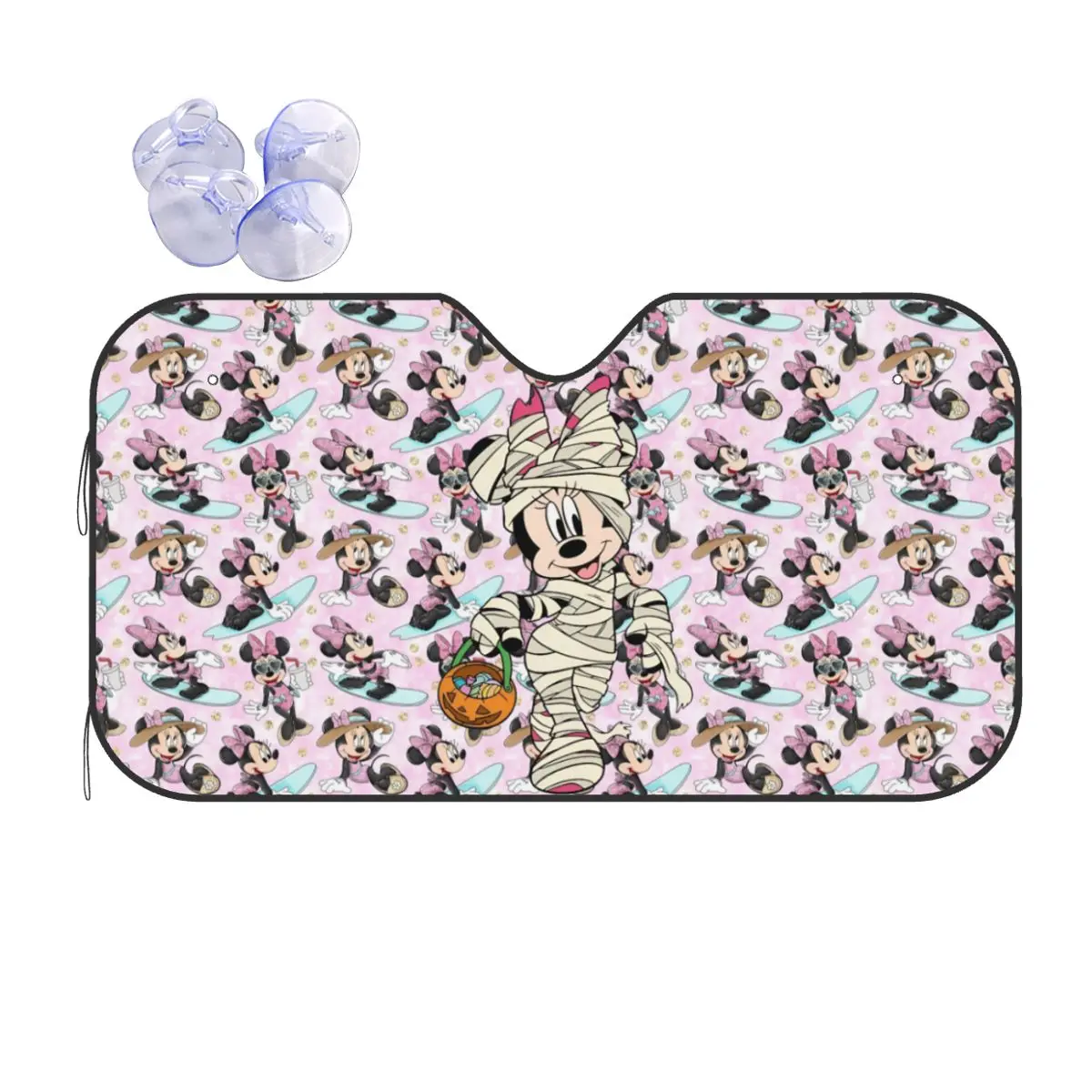 Custom Fashion Minnie Mouse Halloween Front Windshield Sun Shade Foldable Auto Sunshade for Car Truck SUV Visor Protector
Custom Fashion Minnie Mouse Halloween Front Windshield Sun Shade Foldable Auto Sunshade for Car Truck SUV Visor Protector