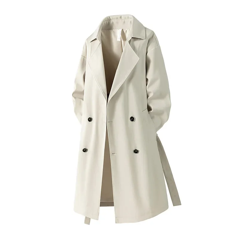 New Men's Long Trench Coat Slim Fit Double Breasted Notched Lapel Spring Autumn Casual Jacket Windbreaker Outdoor Business Wear
New Men's Long Trench Coat Slim Fit Double Breasted Notched Lapel Spring Autumn Casual Jacket Windbreaker Outdoor Business Wear