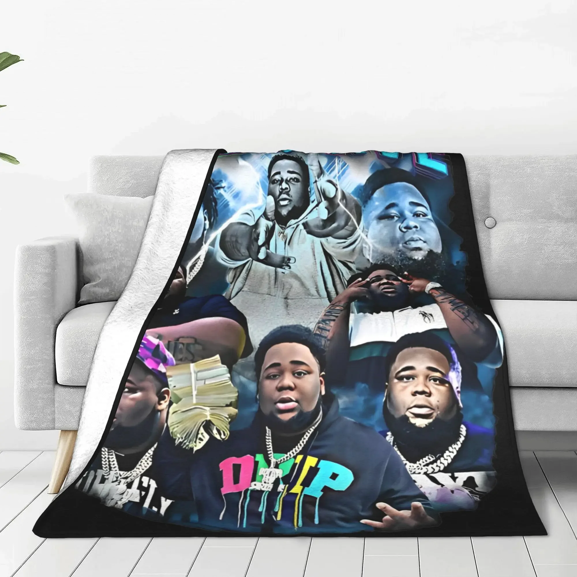 Rod Wave Hip Hop Blankets Rapper Singer Fleece Vintage Breathable Throw Blanket for Bedspread Winter
Rod Wave Hip Hop Blankets Rapper Singer Fleece Vintage Breathable Throw Blanket for Bedspread Winter