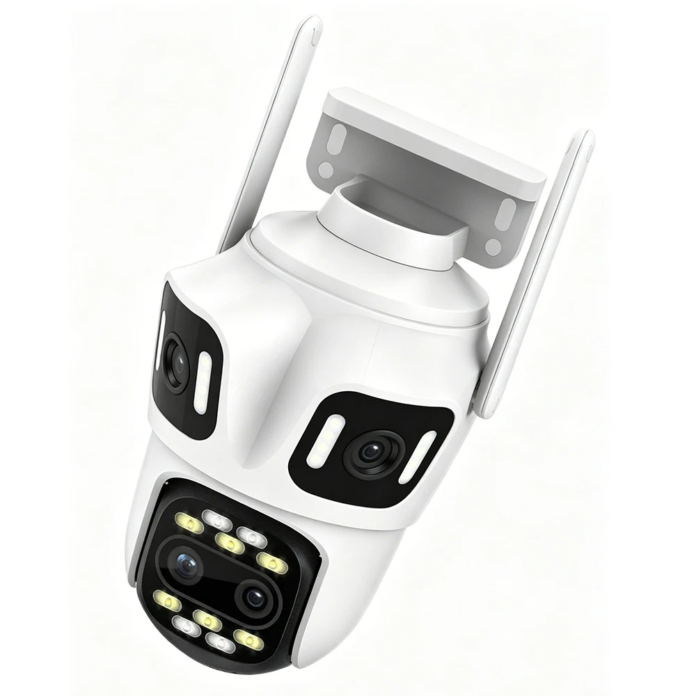 Outdoor 4 Lens 4 Screen HD WiFi PTZ Camera 8X Hybrid Zoom AI Auto Tracking IP Wireless Video Surveillance Security CCTV Camera
Outdoor 4 Lens 4 Screen HD WiFi PTZ Camera 8X Hybrid Zoom AI Auto Tracking IP Wireless Video Surveillance Security CCTV Camera