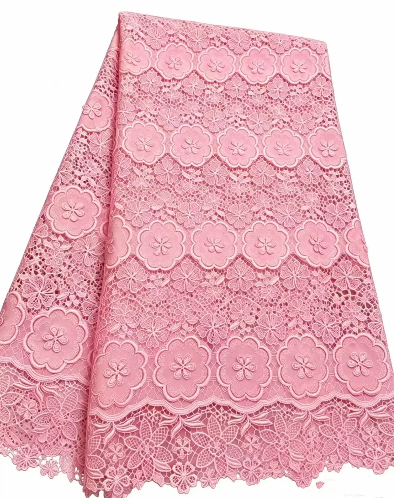 African Guipure Cord Lace Fabric With Rhinestone 2026 High Quality Water Soluble Lace Nigerian Party Dress Sewings
African Guipure Cord Lace Fabric With Rhinestone 2026 High Quality Water Soluble Lace Nigerian Party Dress Sewings