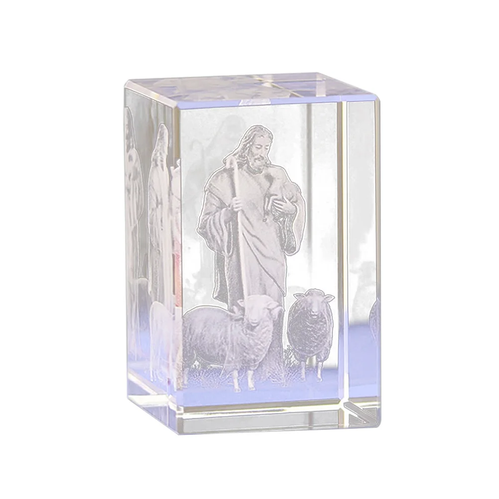 Crystal Jesus Shepherd Engraved Inside Carved Stylish Crystal Jesus Decoration for Bedroom Holiday Gifts Souvenirs
Crystal Jesus Shepherd Engraved Inside Carved Stylish Crystal Jesus Decoration for Bedroom Holiday Gifts Souvenirs