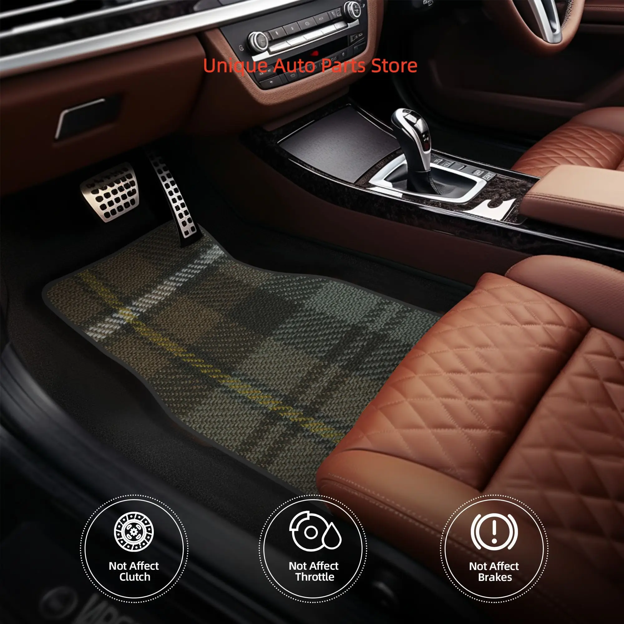 4pcs Campbell Argyll Weathered Scottish Tartan Car Floor Mats- Durable, Fit for All Vehicles, Stylish Brown& Black Design, Ideal
4pcs Campbell Argyll Weathered Scottish Tartan Car Floor Mats- Durable, Fit for All Vehicles, Stylish Brown& Black Design, Ideal