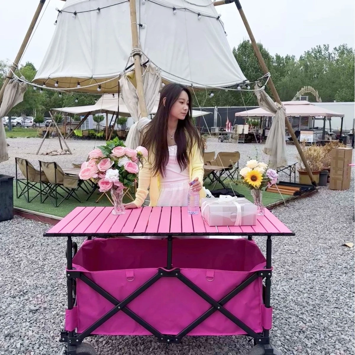 Pull cart fashion stall essential cart, outdoor camping picnic storage pull , practical stall 150 * 72 table board
Pull cart fashion stall essential cart, outdoor camping picnic storage pull , practical stall 150 * 72 table board