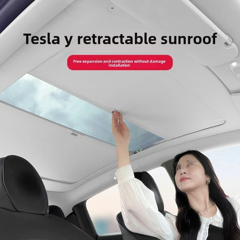 Suitable for Tesla Model Y 2024 (including 24 years) new retractable sunroof sunshade, summer roof sunshade
Suitable for Tesla Model Y 2024 (including 24 years) new retractable sunroof sunshade, summer roof sunshade