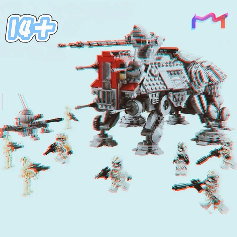 New in Stock 1082PCS AT-TE Building Blocks All Terrain Tactical Actuator Model Bricks Toys Kids Adults Birthday Christmas Gifts
New in Stock 1082PCS AT-TE Building Blocks All Terrain Tactical Actuator Model Bricks Toys Kids Adults Birthday Christmas Gifts