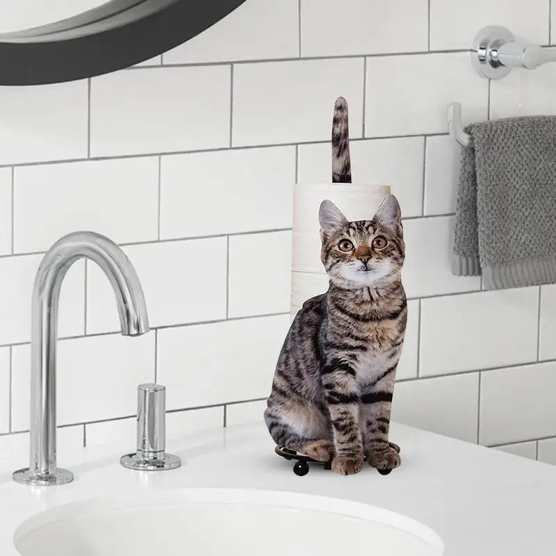 Bathroom Toilet Paper Holder Bathroom Cat Theme Toilet Paper Holder Stand Freestanding Rack Small Spaces Storage Space-Saving
Bathroom Toilet Paper Holder Bathroom Cat Theme Toilet Paper Holder Stand Freestanding Rack Small Spaces Storage Space-Saving
