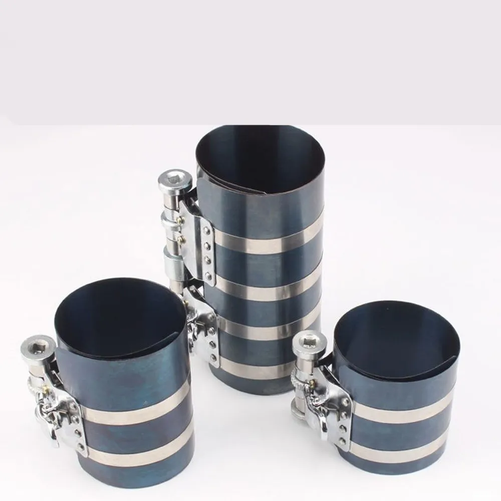 Car Engine Piston Ring Compressor Tool Installer Band Ratcheting With Adjustable Safety Screw
Car Engine Piston Ring Compressor Tool Installer Band Ratcheting With Adjustable Safety Screw