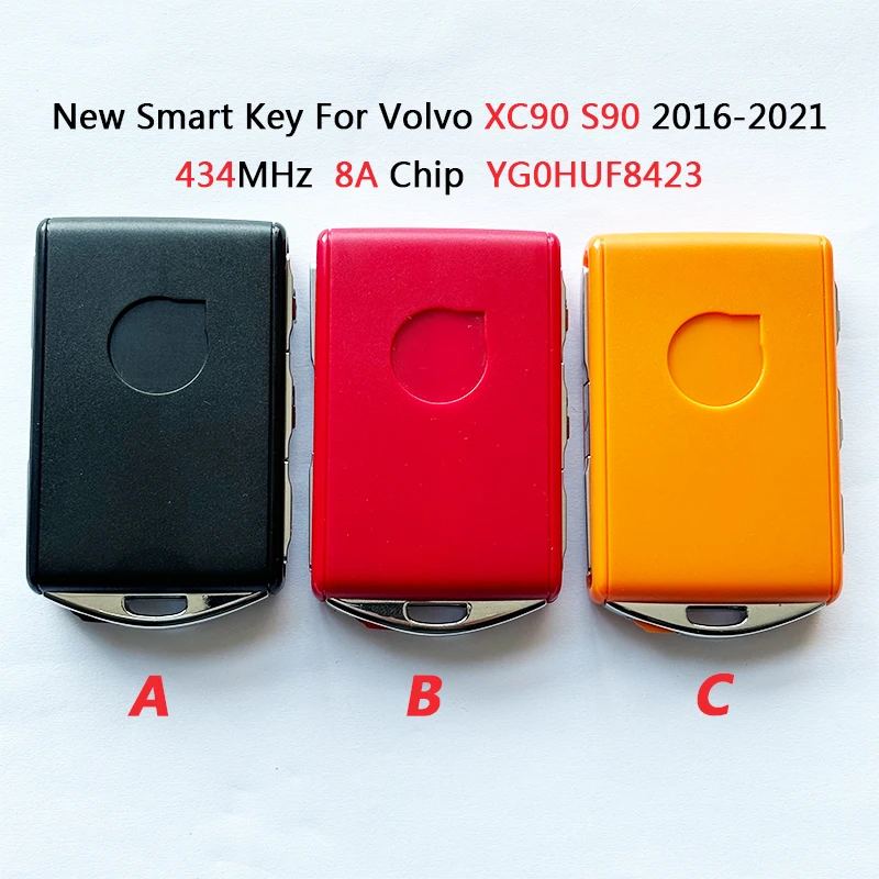 TXK050011 New Smart Key FCC ID YG0HUF8423 For Volvo XC90 S90 2016-2021 Car Key 5 Button 434MHz 8A Chip Keyless Go
TXK050011 New Smart Key FCC ID YG0HUF8423 For Volvo XC90 S90 2016-2021 Car Key 5 Button 434MHz 8A Chip Keyless Go