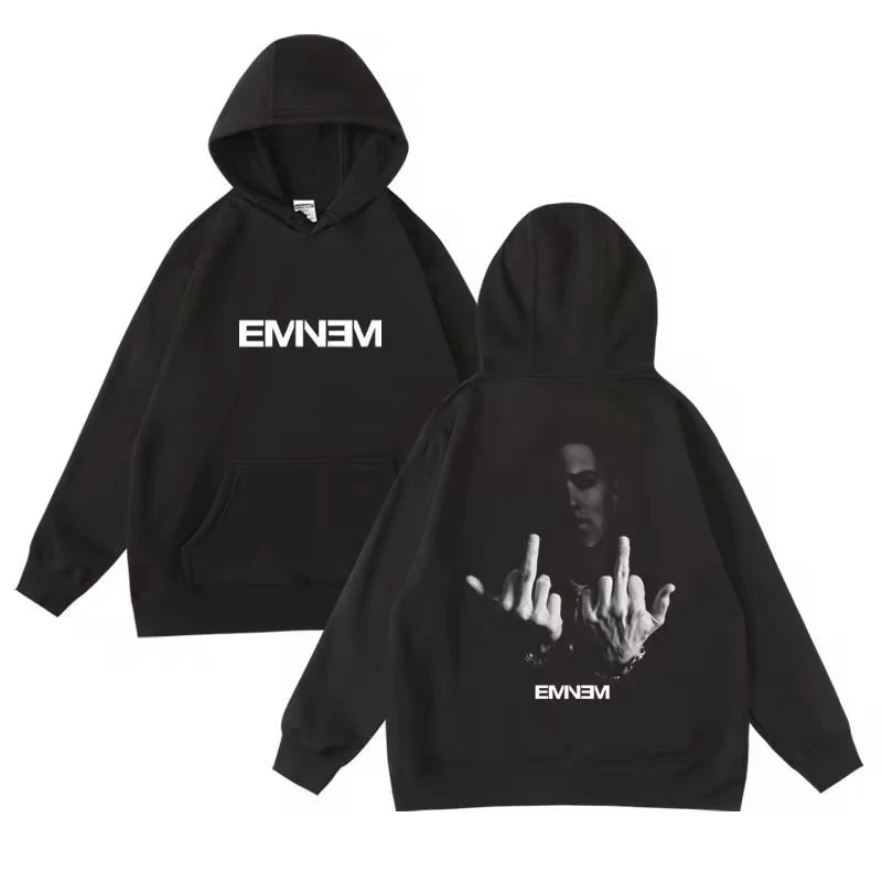 West Coast Rap Hip Hop Eminem Eminem Autumn/Winter Hooded Sweater Men's and Women's Same Pullover Hoodie
West Coast Rap Hip Hop Eminem Eminem Autumn/Winter Hooded Sweater Men's and Women's Same Pullover Hoodie