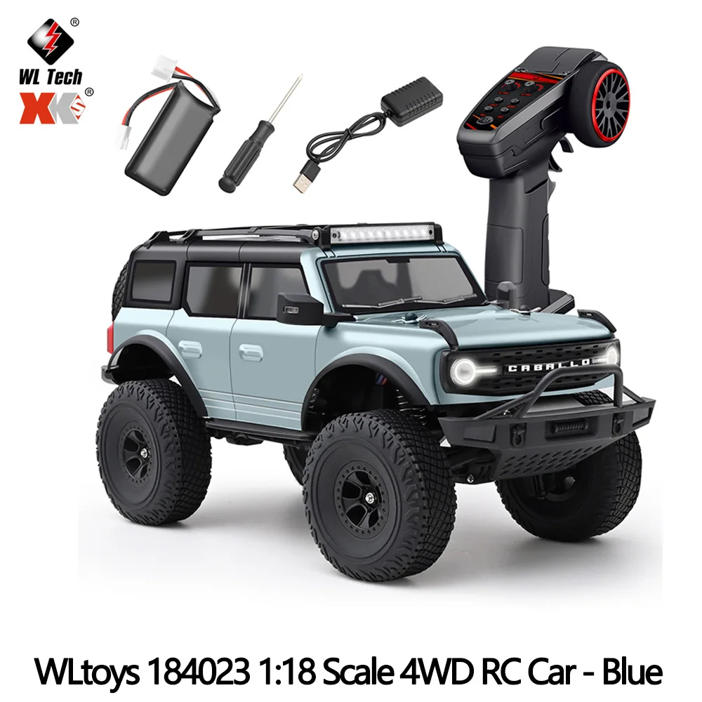 WLtoys 184023 RC Car 1:18 Scale Electric 4WD Climbing Car Model RC Remote-Controlled Toy with Foam Box
WLtoys 184023 RC Car 1:18 Scale Electric 4WD Climbing Car Model RC Remote-Controlled Toy with Foam Box