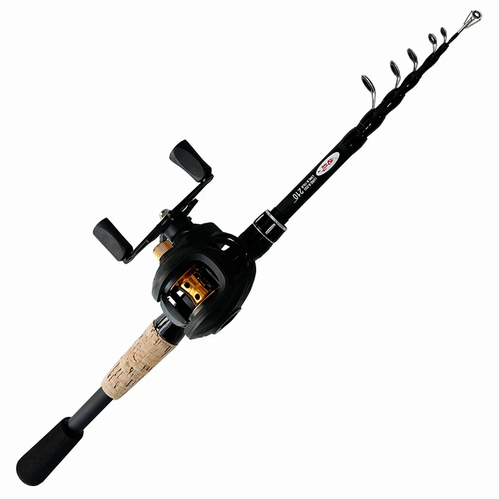 GHOTDA Complete Casting Fishing Rod Combo High Carbon Telescopic Rods and Baitcasting Reel Max Drag 8kg for Bass Trout 1.5m-2.4m
GHOTDA Complete Casting Fishing Rod Combo High Carbon Telescopic Rods and Baitcasting Reel Max Drag 8kg for Bass Trout 1.5m-2.4m