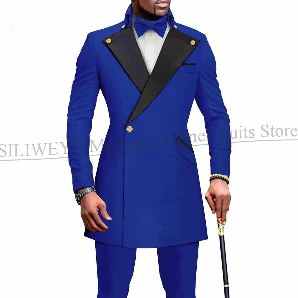 Men's Suits 2 Piece Chic Stand Collar One Button Long Blazer Sets Latest Design Chic Party Wedding Daily Casual Male Suit
Men's Suits 2 Piece Chic Stand Collar One Button Long Blazer Sets Latest Design Chic Party Wedding Daily Casual Male Suit