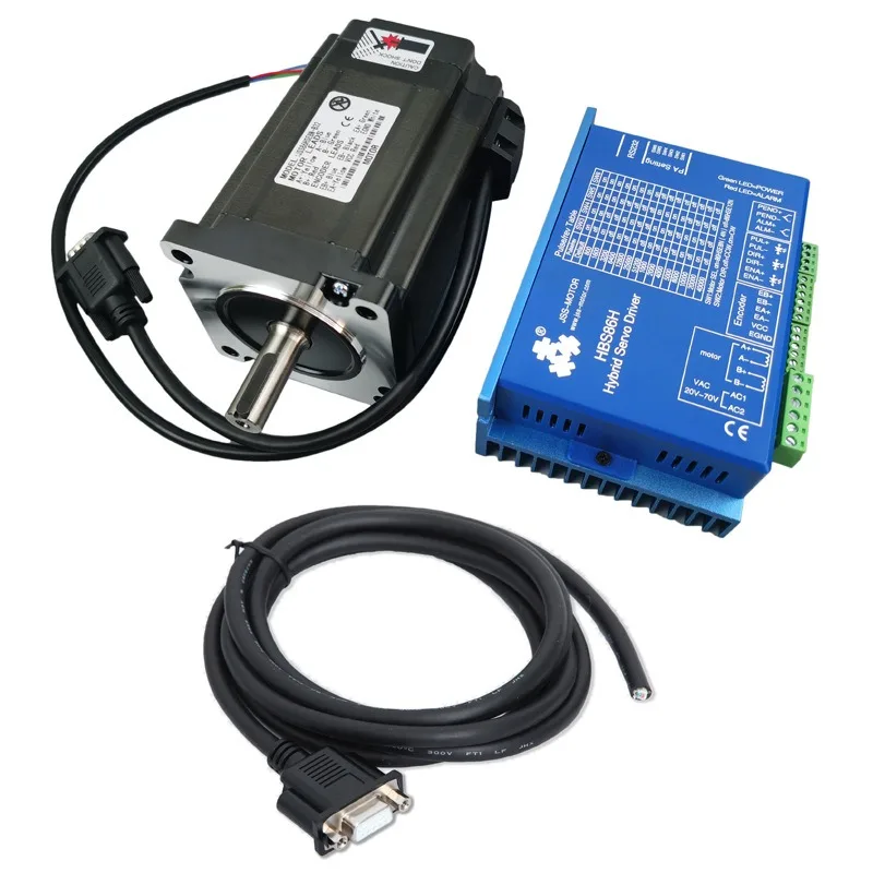 12N Nema34 closed-loop stepper motor with driver, used for 3D printing stepper motor of cutting machine CNC router
12N Nema34 closed-loop stepper motor with driver, used for 3D printing stepper motor of cutting machine CNC router