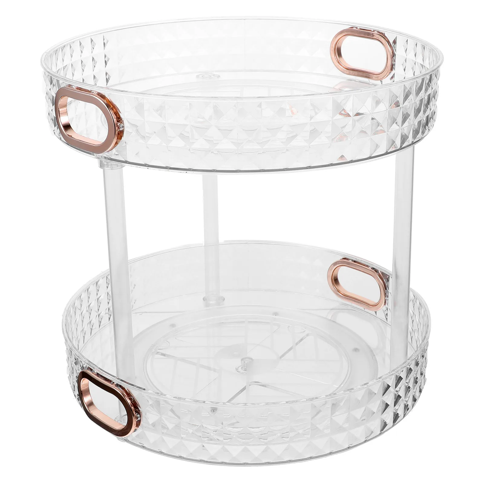 Double Layer Rotating Spice Rack Makeup Tray Space Saving Kitchen Organizer Turntable Storage Tray Turntable Organizer
Double Layer Rotating Spice Rack Makeup Tray Space Saving Kitchen Organizer Turntable Storage Tray Turntable Organizer