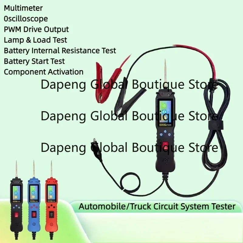 12V 24V P200 Automotive Truck Circuit Tester Power Circuit Probe Electrical Tester Continuity Voltage Lamp Test Light
12V 24V P200 Automotive Truck Circuit Tester Power Circuit Probe Electrical Tester Continuity Voltage Lamp Test Light