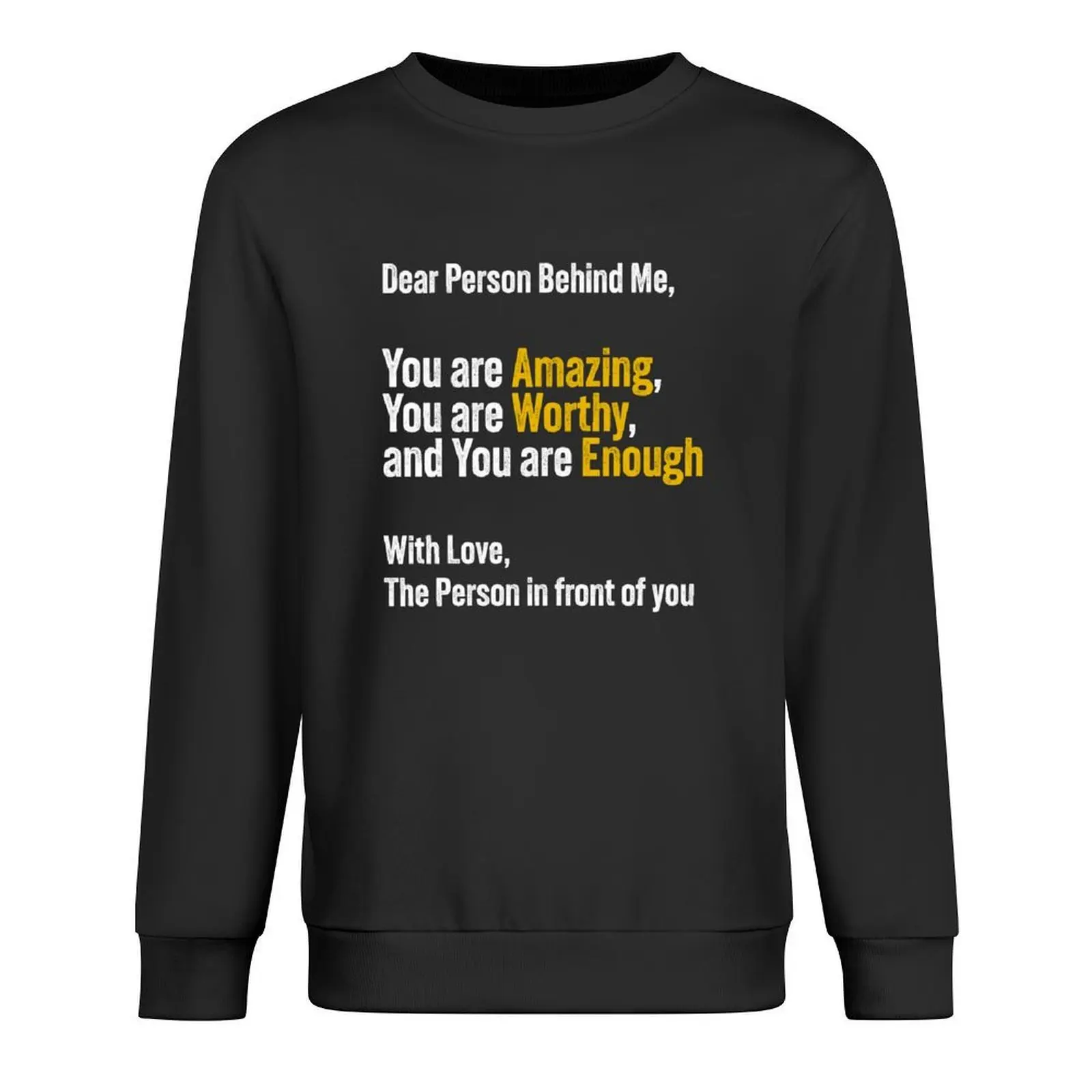 Dear Person Behind Me - Kindness Pullover korean clothes mens clothes tracksuit men autumn new sweatshirt
Dear Person Behind Me - Kindness Pullover korean clothes mens clothes tracksuit men autumn new sweatshirt