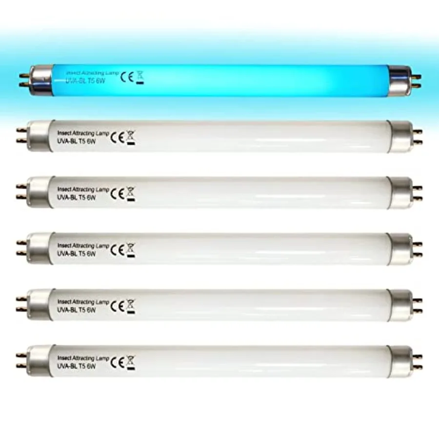 6 Pack UVA-BL T5 6W 32050 F6T5/BL Replacement Bulb Fluorescent Light Tube 6 watt for DynaTrap DT2000XL, DT2000XLP and DT3012, 9
6 Pack UVA-BL T5 6W 32050 F6T5/BL Replacement Bulb Fluorescent Light Tube 6 watt for DynaTrap DT2000XL, DT2000XLP and DT3012, 9
