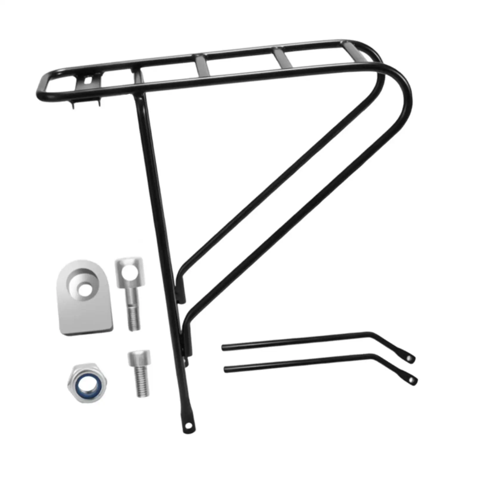 Heavy Duty Steel Rear Rack for Bicycle Touring Pannier Carrier for 700C Road Gravel Bike Accessories
Heavy Duty Steel Rear Rack for Bicycle Touring Pannier Carrier for 700C Road Gravel Bike Accessories