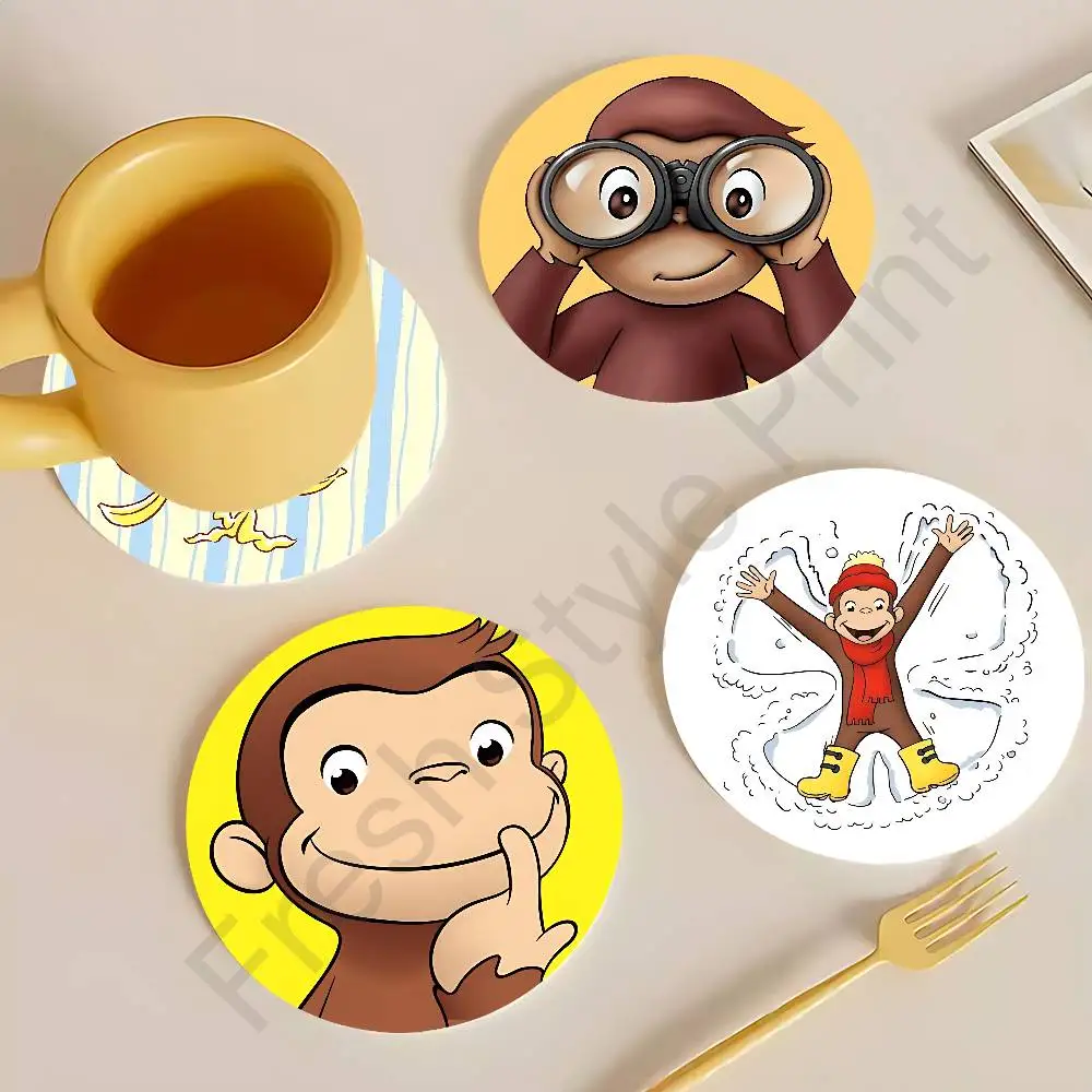 Monkey C-Curious Cute G-George Round Anime Wooden Coasters DIY Decorations Birthday Valentine Gifts
Monkey C-Curious Cute G-George Round Anime Wooden Coasters DIY Decorations Birthday Valentine Gifts