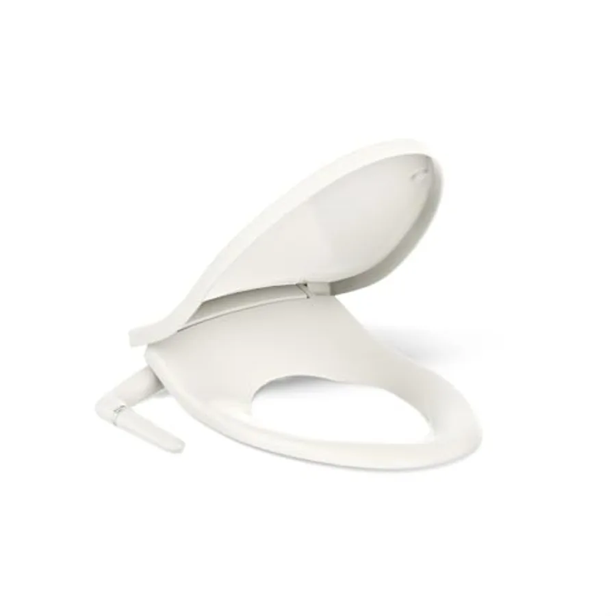 Manual elongated bidet toilet seat for home use, biscuit-colored plastic, quiet-close lid prevents slamming, cool water, easy i
Manual elongated bidet toilet seat for home use, biscuit-colored plastic, quiet-close lid prevents slamming, cool water, easy i