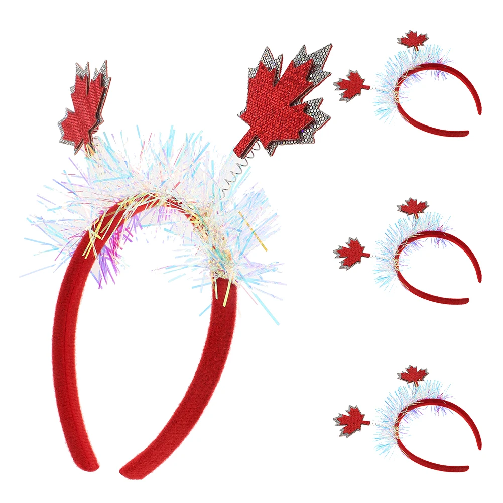 4 Pcs Festive Party Headdress Fall Iridescent Hairband Accessories Maple Leaf Headband Bopper Tinsel Thanksgiving Tiara Latte
4 Pcs Festive Party Headdress Fall Iridescent Hairband Accessories Maple Leaf Headband Bopper Tinsel Thanksgiving Tiara Latte