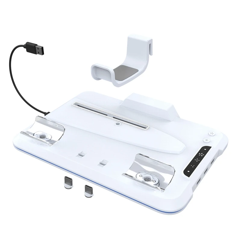 M07K-Console Cooling Dock For PS5 Slim Console Cooling Fan Dock With RGB Lights Gamepad Holder Headset Hanger
M07K-Console Cooling Dock For PS5 Slim Console Cooling Fan Dock With RGB Lights Gamepad Holder Headset Hanger