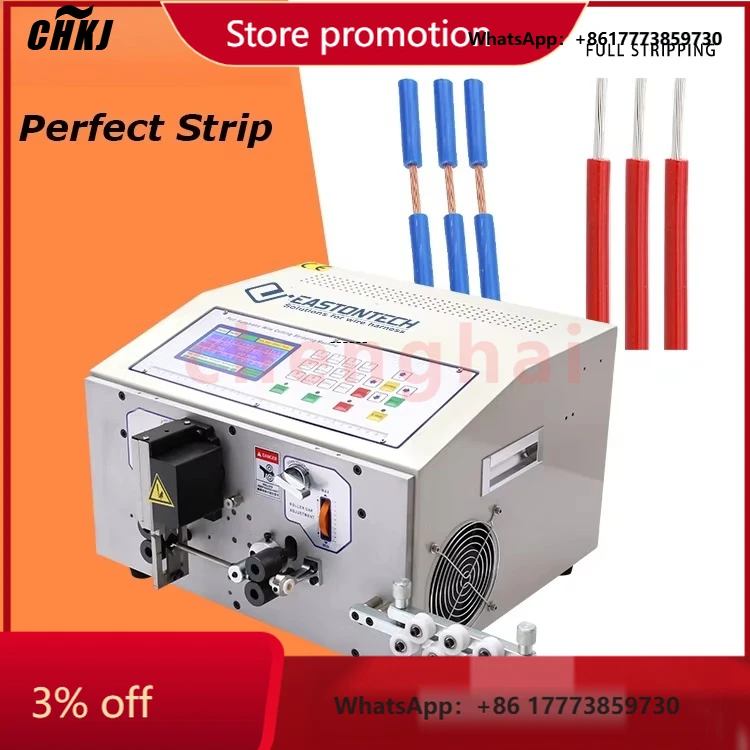 CHKJ-2025NEWEW-02A Automatic Wire Cutting and Stripping Machine 0.1-4.5mm² Cable Stripper for 32-11 AWG Wires Compact Design
CHKJ-2025NEWEW-02A Automatic Wire Cutting and Stripping Machine 0.1-4.5mm² Cable Stripper for 32-11 AWG Wires Compact Design