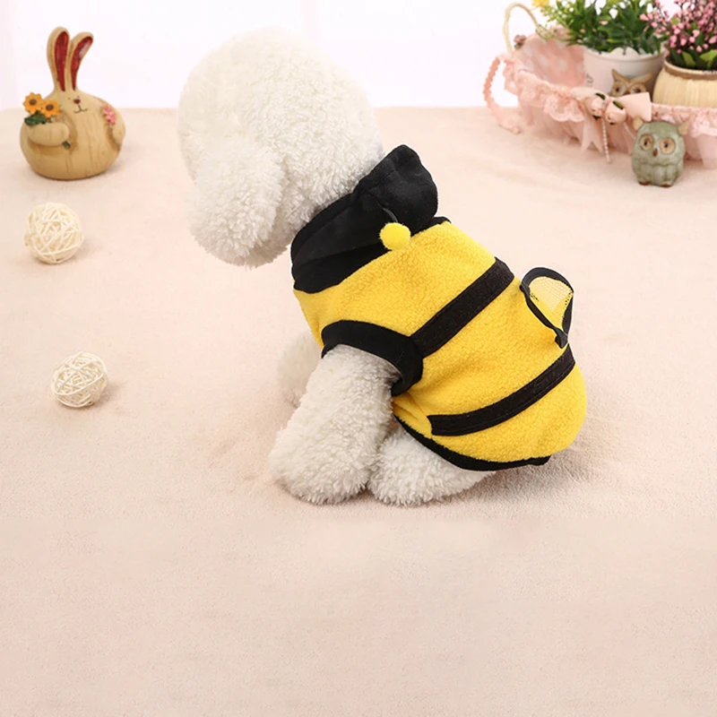 Bee Pet Puppy Coat Apparel Outfit Fleece Clothes Dog Cat Hoodie Fancy Costume Halloween Cosplay Sweater Dog Hoodies
Bee Pet Puppy Coat Apparel Outfit Fleece Clothes Dog Cat Hoodie Fancy Costume Halloween Cosplay Sweater Dog Hoodies