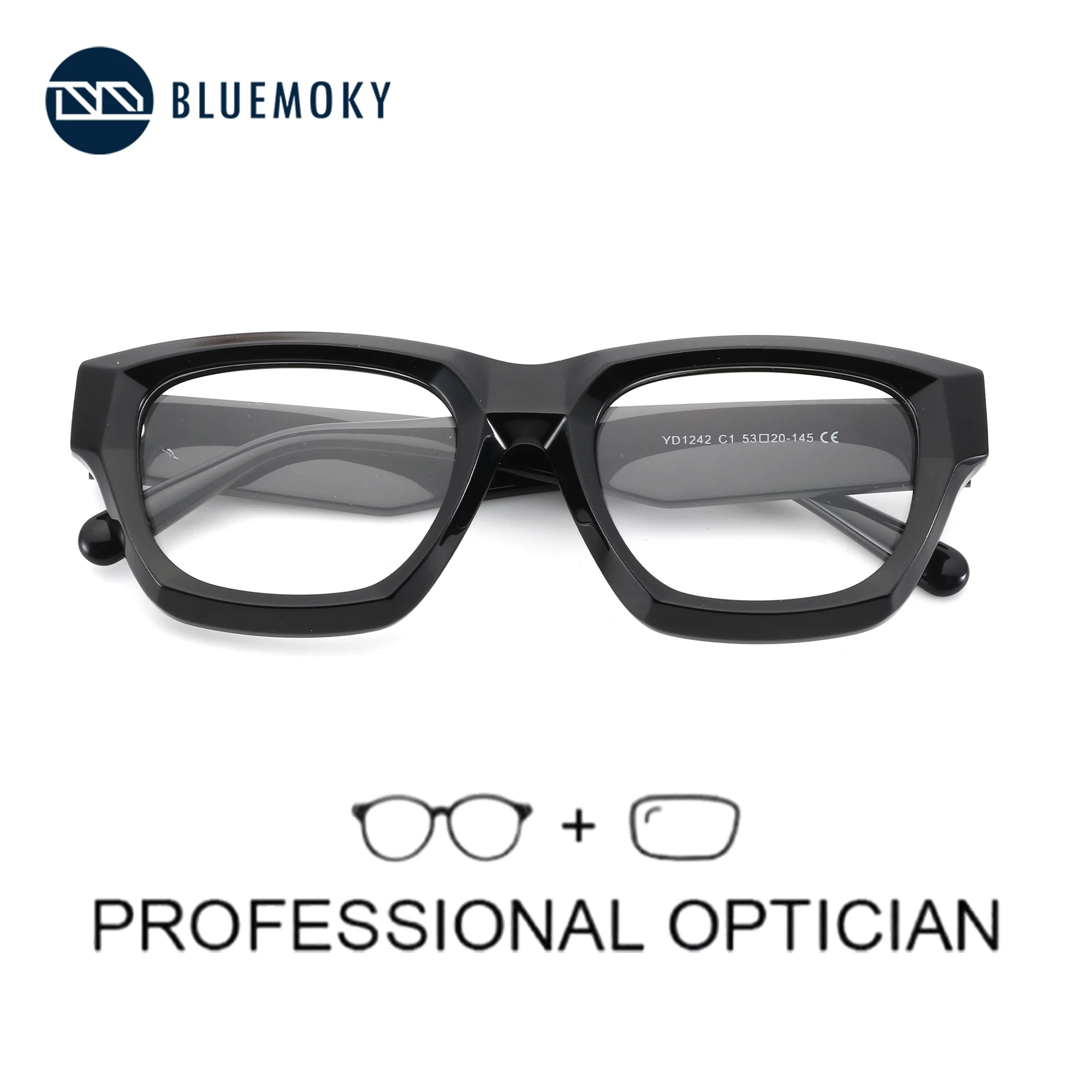 BLUEMOKYL Size Handmade Acetate Square Prescription Glasses For Women Progressive Optical Eyeglasses Photochromic Eyewear
BLUEMOKYL Size Handmade Acetate Square Prescription Glasses For Women Progressive Optical Eyeglasses Photochromic Eyewear