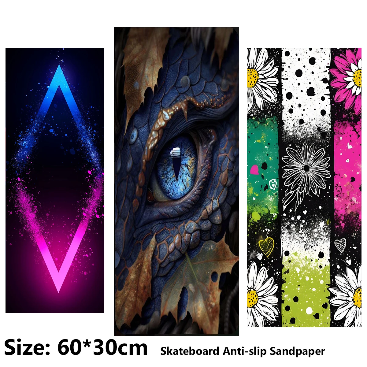 ElecStric Scooter Anti-slip Sticker Sandpaper Skateboard Grip Tape Sheet 60*30cm Gradient Prismatic Longan Chrysanthemum Pattern
ElecStric Scooter Anti-slip Sticker Sandpaper Skateboard Grip Tape Sheet 60*30cm Gradient Prismatic Longan Chrysanthemum Pattern