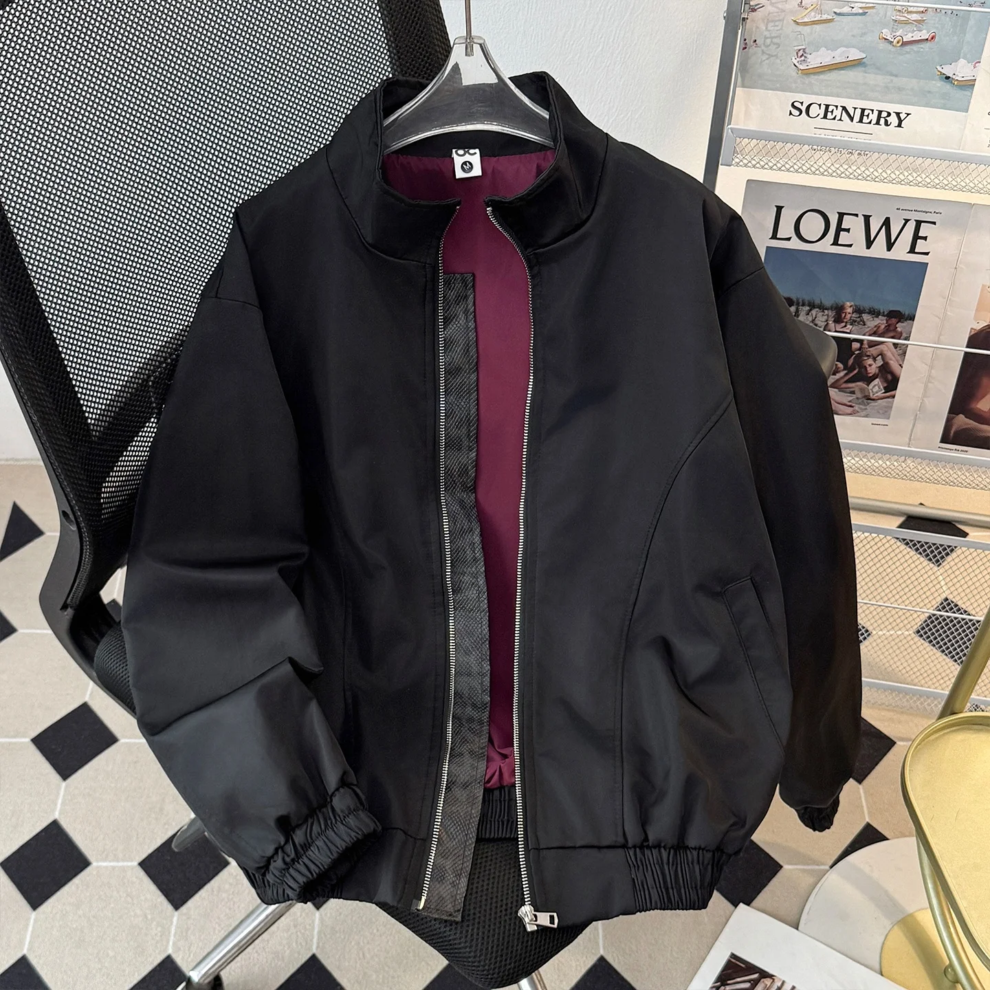 Ретро-рабочая куртка-бомбер с воротником-стойкой для мужчин, весна-осень, Cleanfit, высококачественная, в американском пилотском стиле
Ретро-рабочая куртка-бомбер с воротником-стойкой для мужчин, весна-осень, Cleanfit, высококачественная, в американском пилотском стиле