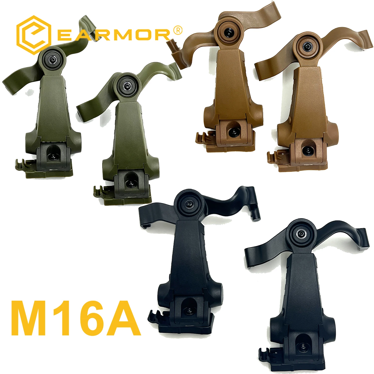 EARMOR M16A Tactical Headset Rail Bracket – 360° Rotatable ARC Rail Adapter for M31 M32 M32 SE M32H M31H
EARMOR M16A Tactical Headset Rail Bracket – 360° Rotatable ARC Rail Adapter for M31 M32 M32 SE M32H M31H