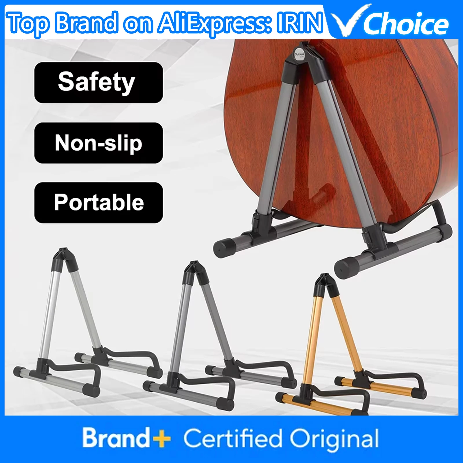 Professional Aluminum Alloy Guitar Stand Foldable Removable A-Frame Floor Stand Guitar Parts & Accessories
Professional Aluminum Alloy Guitar Stand Foldable Removable A-Frame Floor Stand Guitar Parts & Accessories
