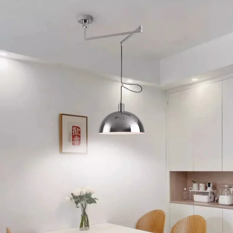 Modern Long Pole Swing Arm Pendant Light Adjustable Restaurant Rocker Lamp Study Bar Rotatable Chandelier for Dining Room
Modern Long Pole Swing Arm Pendant Light Adjustable Restaurant Rocker Lamp Study Bar Rotatable Chandelier for Dining Room