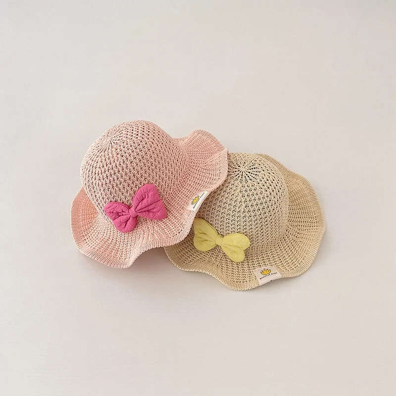 Summer Kids Sun Hat Sweet Cute Big Bowknot Wide Brim Breathable Sunshade Cap For Girls Children's Outdoor Travel Beach Hats 3-8Y
Summer Kids Sun Hat Sweet Cute Big Bowknot Wide Brim Breathable Sunshade Cap For Girls Children's Outdoor Travel Beach Hats 3-8Y