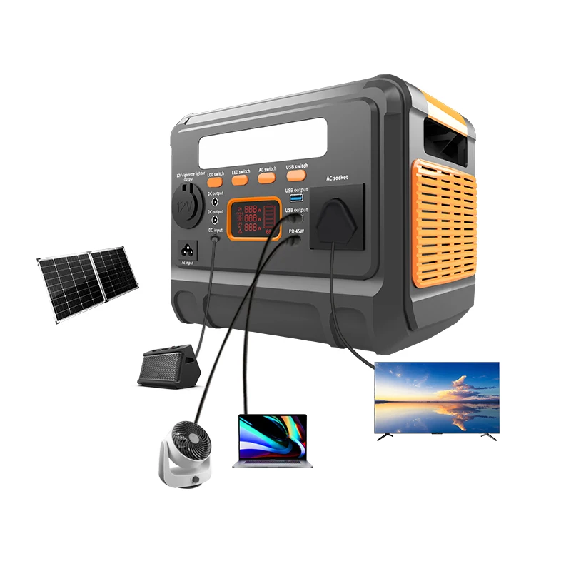 600W Lithium Ion Solar Power Generator Portable Power Station with Flashlight Pure Sine Wave Jump Starter 576WH Large Capacity
600W Lithium Ion Solar Power Generator Portable Power Station with Flashlight Pure Sine Wave Jump Starter 576WH Large Capacity