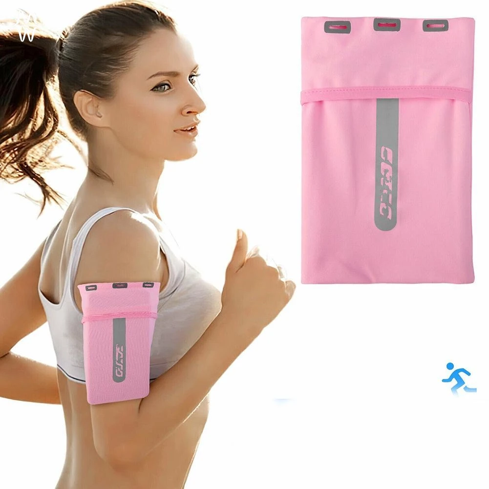 Reflective Breathable Running Armband, Sports Phone Arm Sleeve with Earphone Hole for Gym Jogging Cycling Marathon
Reflective Breathable Running Armband, Sports Phone Arm Sleeve with Earphone Hole for Gym Jogging Cycling Marathon